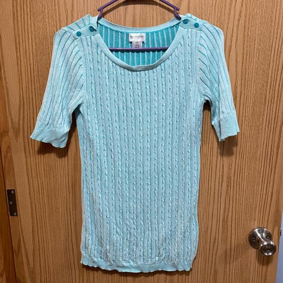 Motherhood Maternity Lightweight Cable Knit Sweater Women's Size Small - Picture 1 of 6